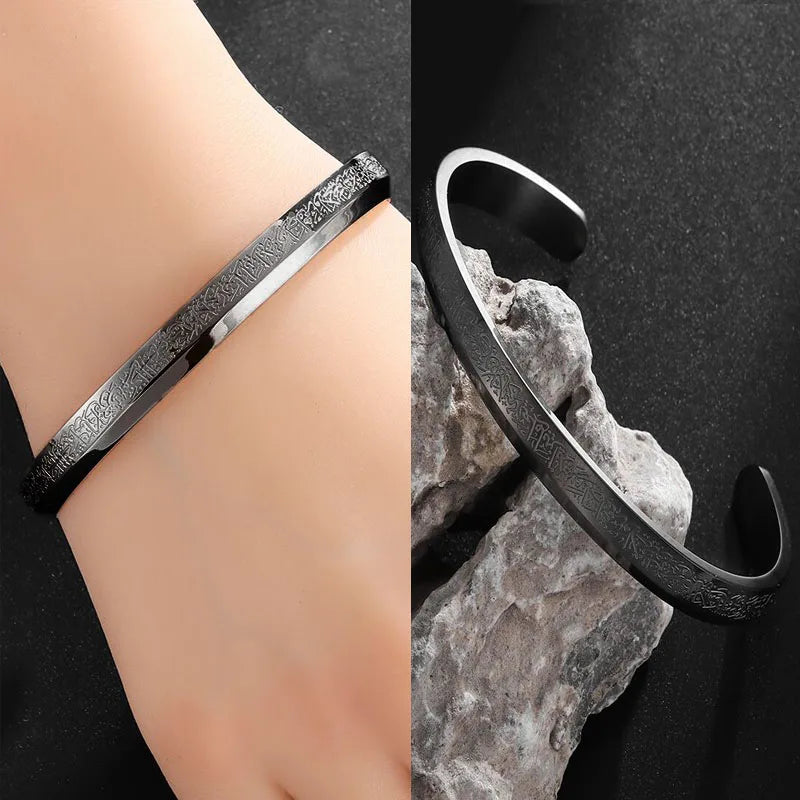 Ensemble de bijoux en acier inoxydable pour hommes et femmes