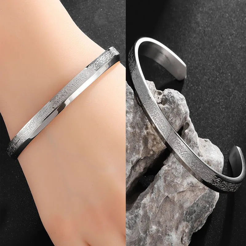 Ensemble de bijoux en acier inoxydable pour hommes et femmes