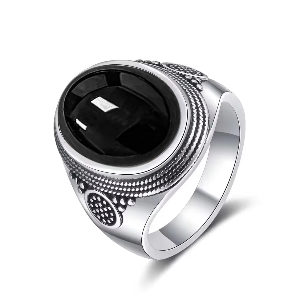 Bague en argent En pierre de lune naturelle